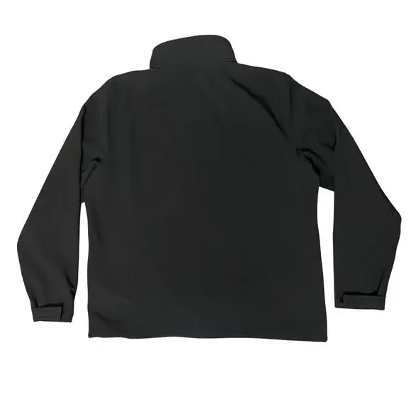 LL Bean Men's Windproof Performance Jacket Softshell Fleece Lined Coat XL Black